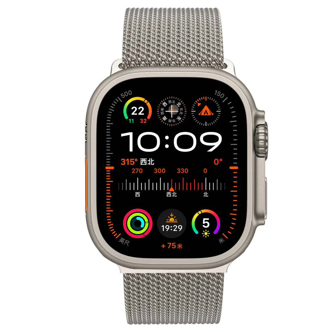 Pulseira de Aço Inoxidável Trançado para Apple Watch