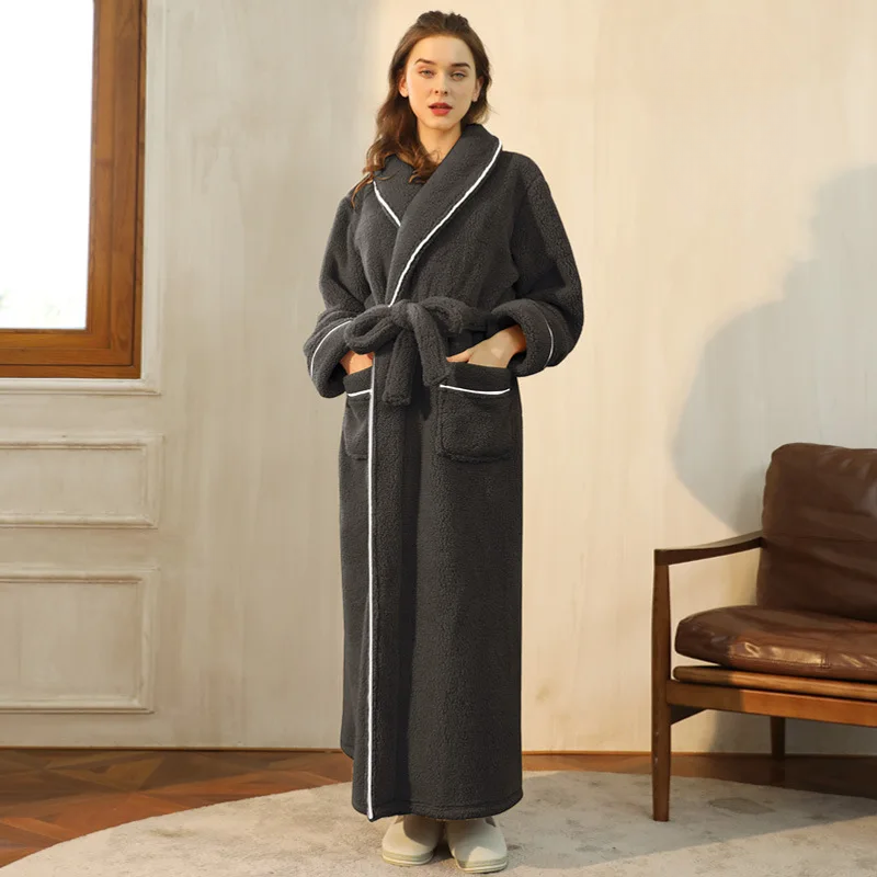 FleeceComfort – Flannel winter bathrobe