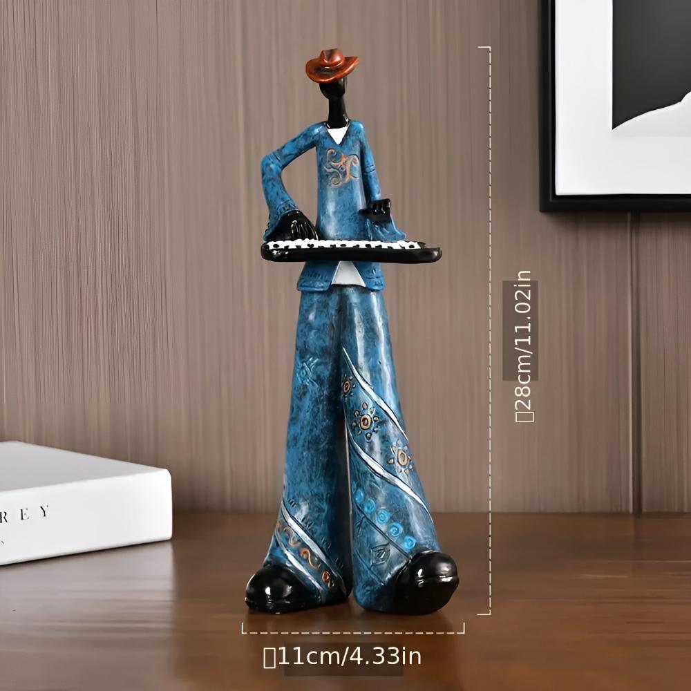 Jazz Zenei Együttes Gyanta Figurine