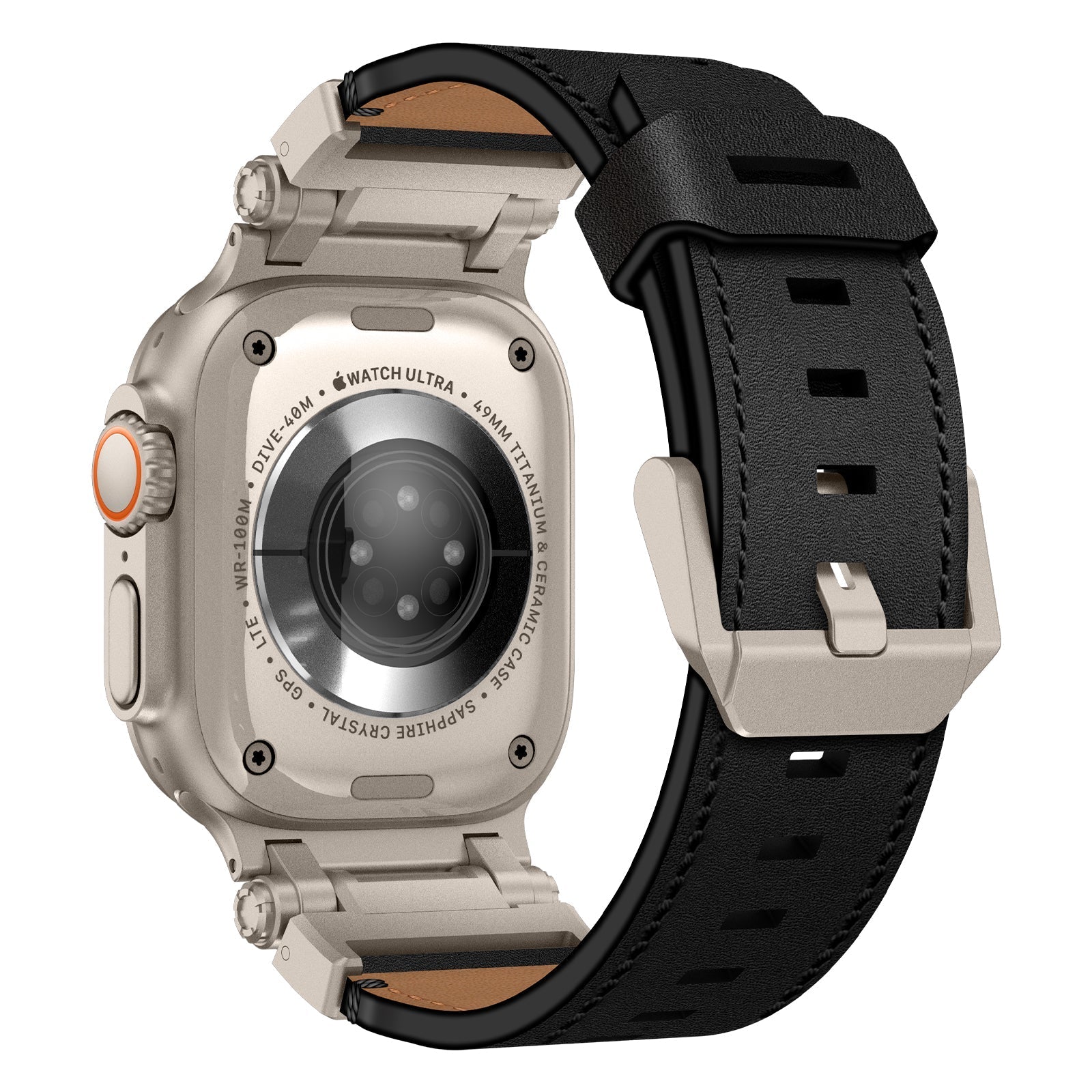 Explorer Crazy Horse lærrem for Apple Watch