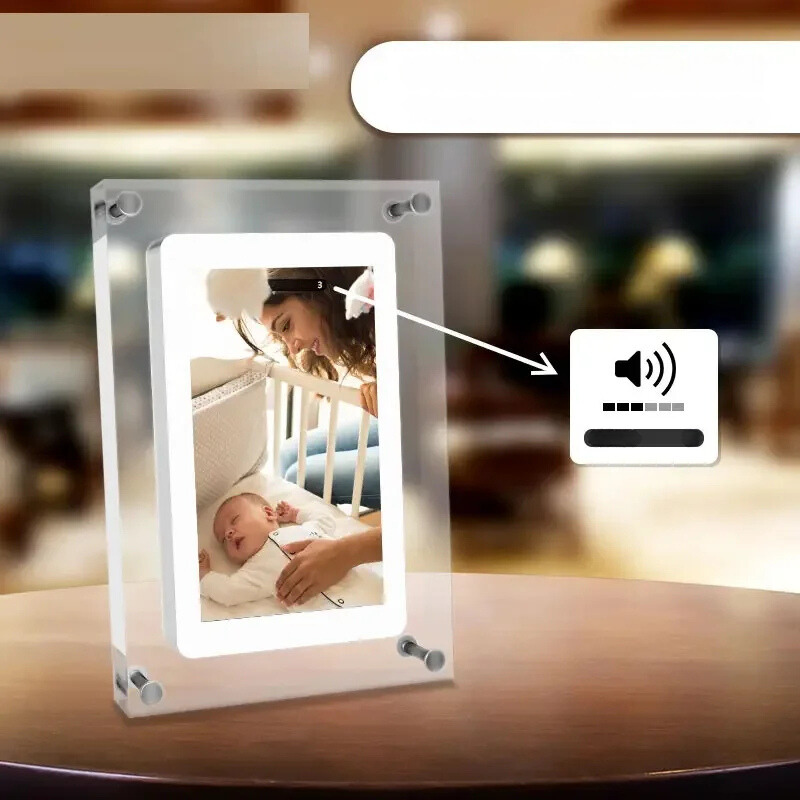 PhotoMemories - 5 Inch Digital Photo Frame with IPS Screen