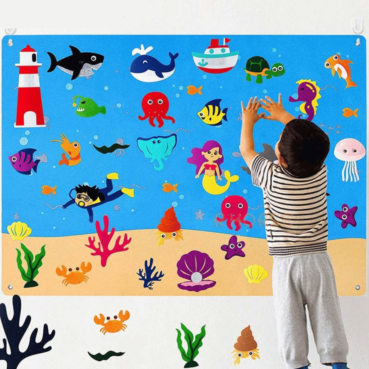 FeltBoard™ - Discover amazing animals - An animal kingdom on felt board