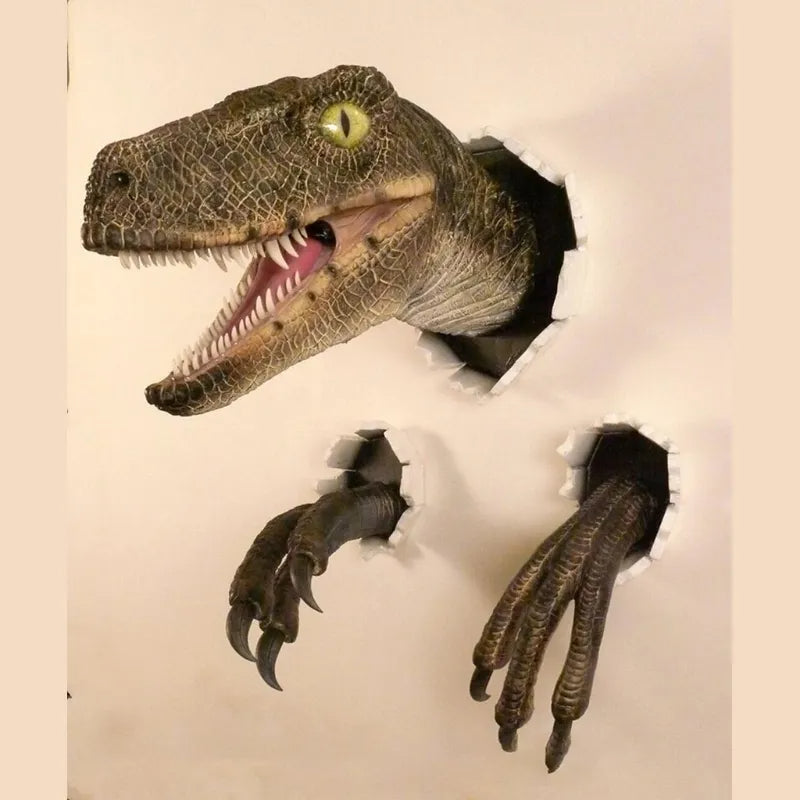 JurassicBurst Velociraptor Faliszobor