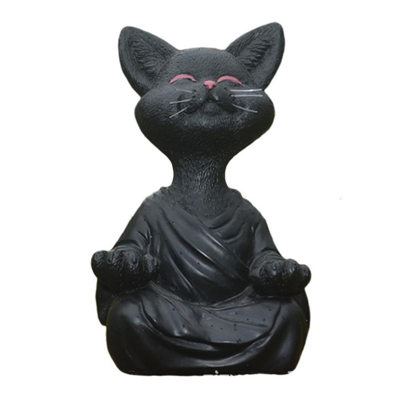 Happy Buddha Cat Decor