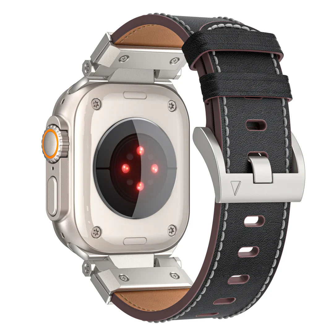 Mecha Bőr Szíj Az Apple Watch-hoz