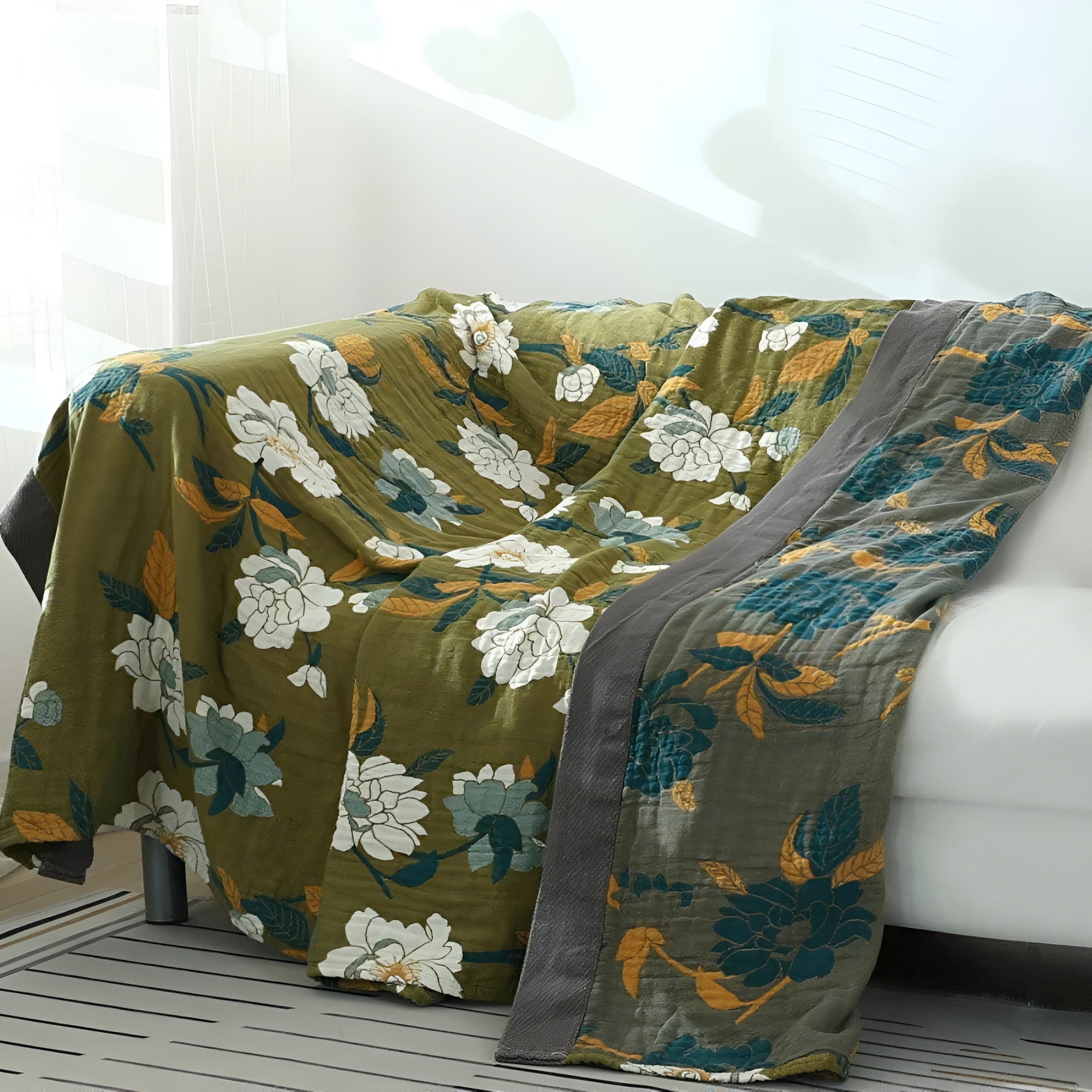 Vintage Bloom Komfort Sofa Trekk