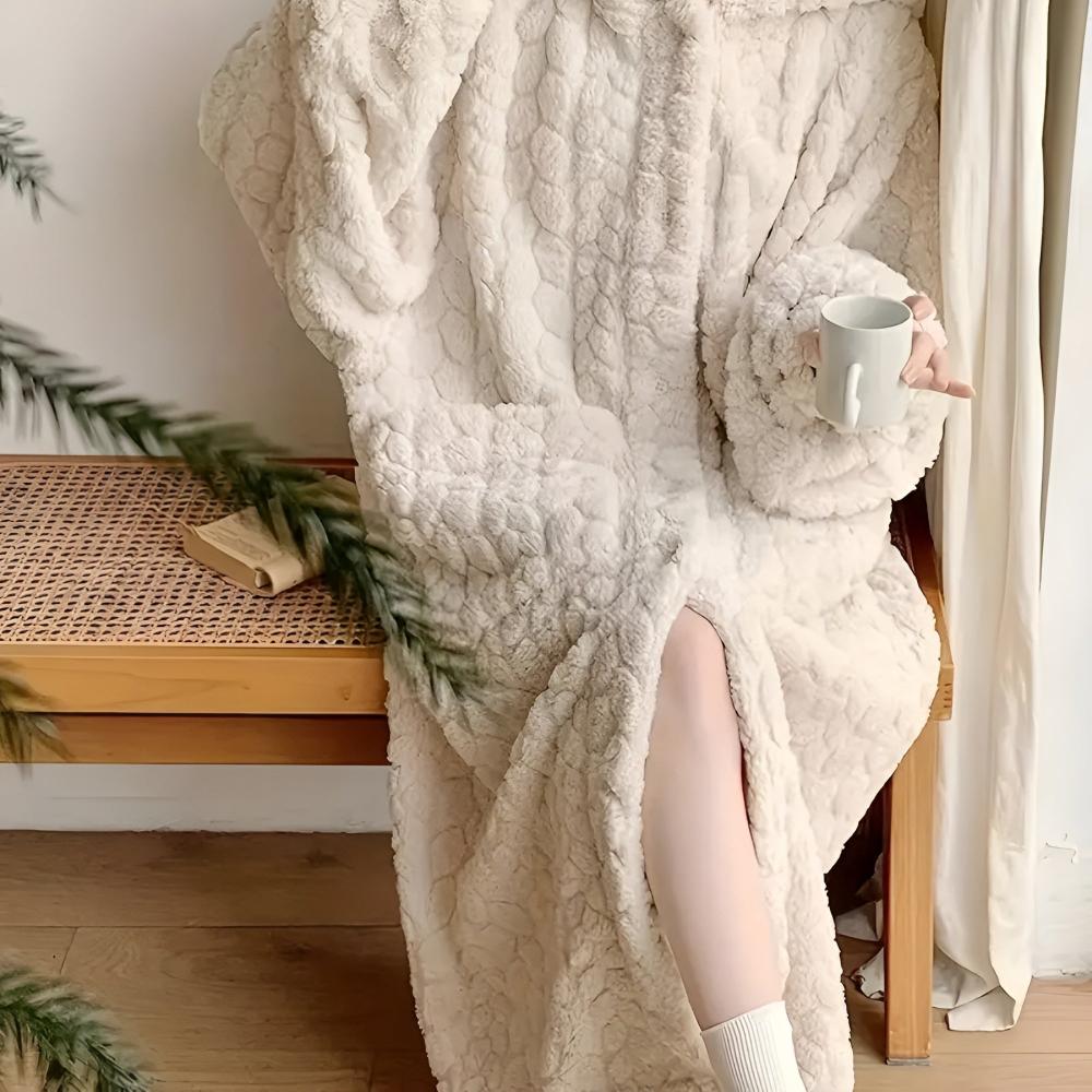 Felpa con cappuccio Sherpa oversize