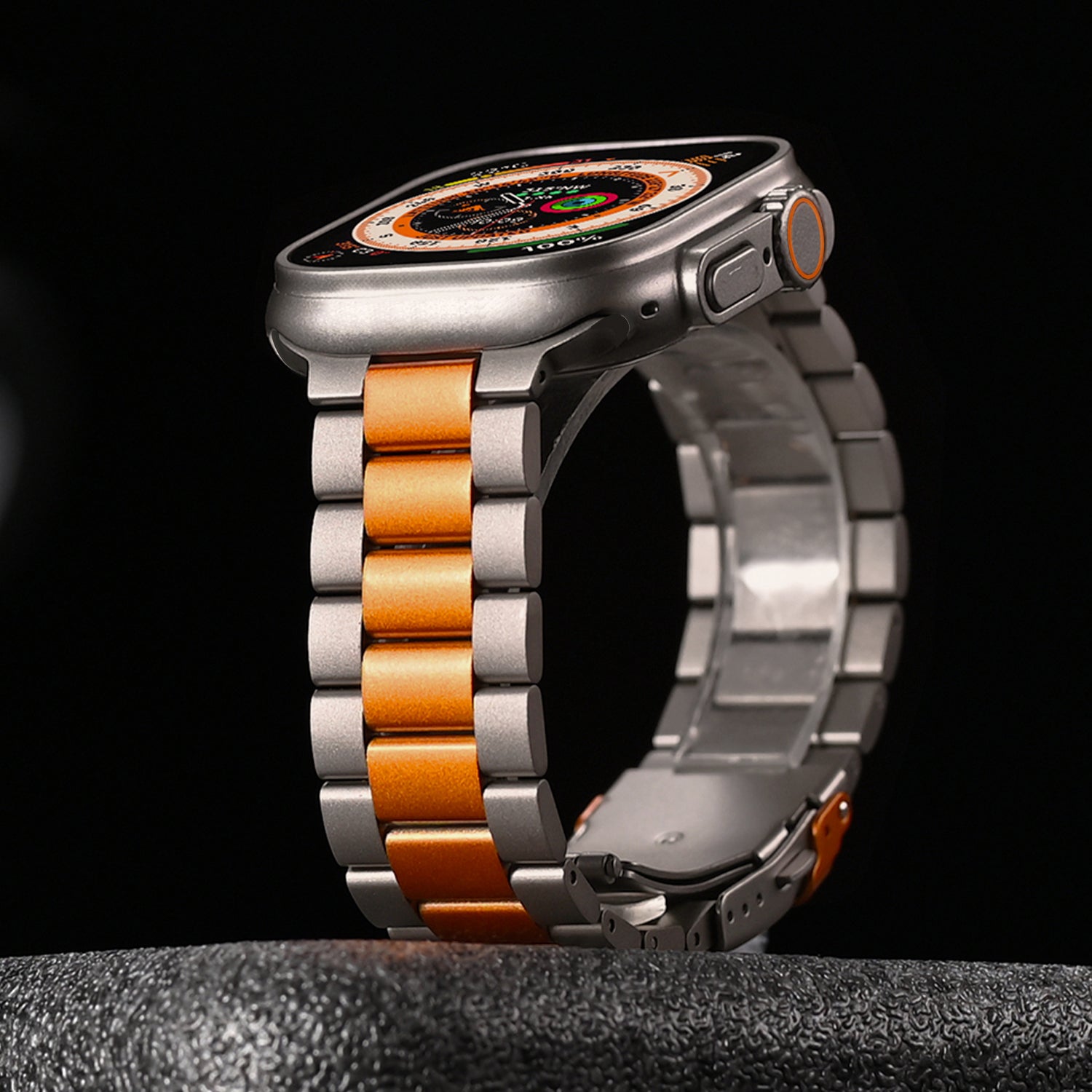 Üzleti Stílusú Titán Gyűrű Az Apple Watch-hoz