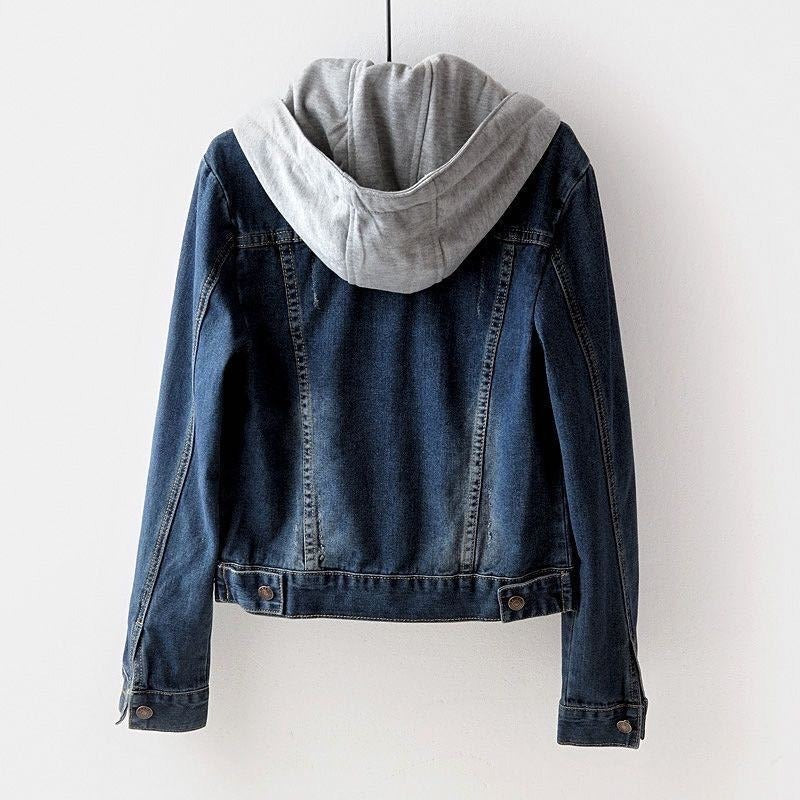 Vivienne Lane Kapuzen-Denim-Jacke