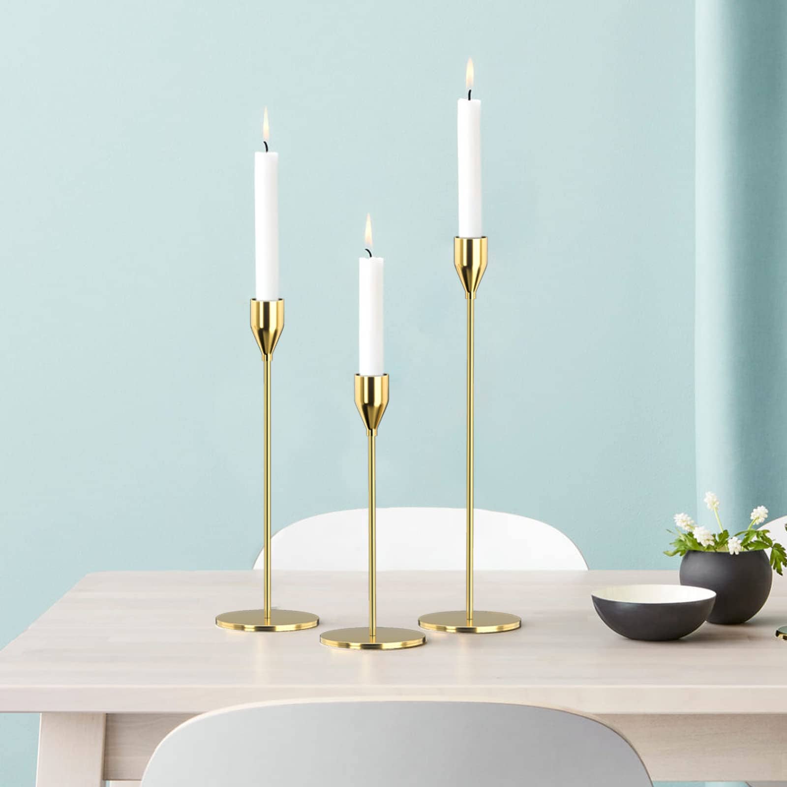 3 Piece Candle Holder Set