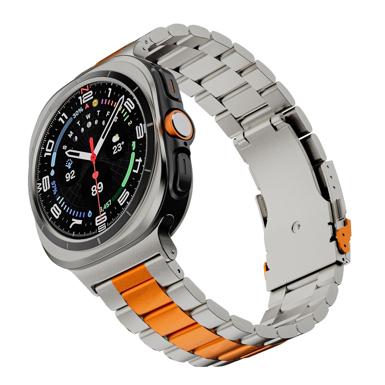 Forretningsstil titanring for Samsung Watch Ultra