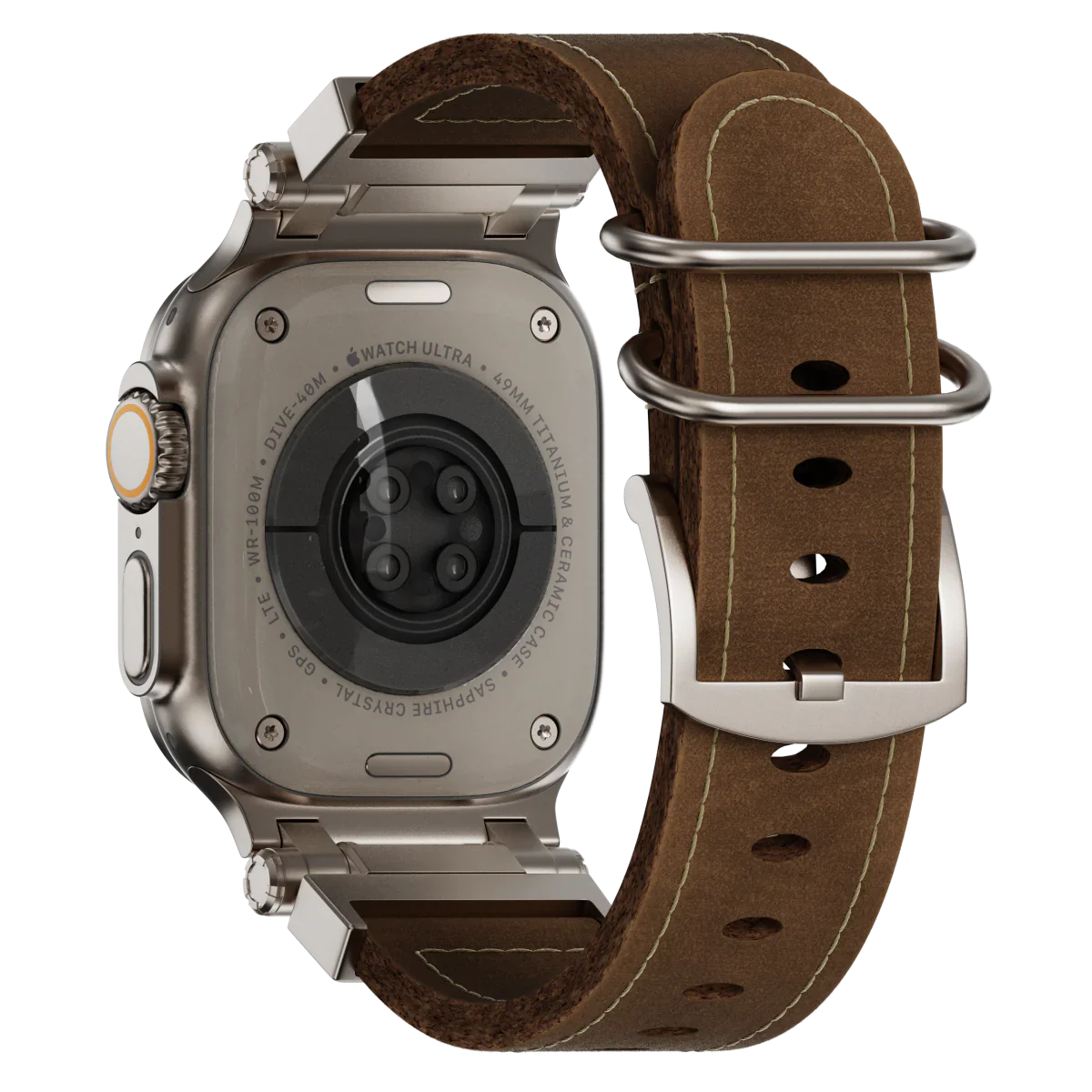 Tactical Leather Band For Apple Watch