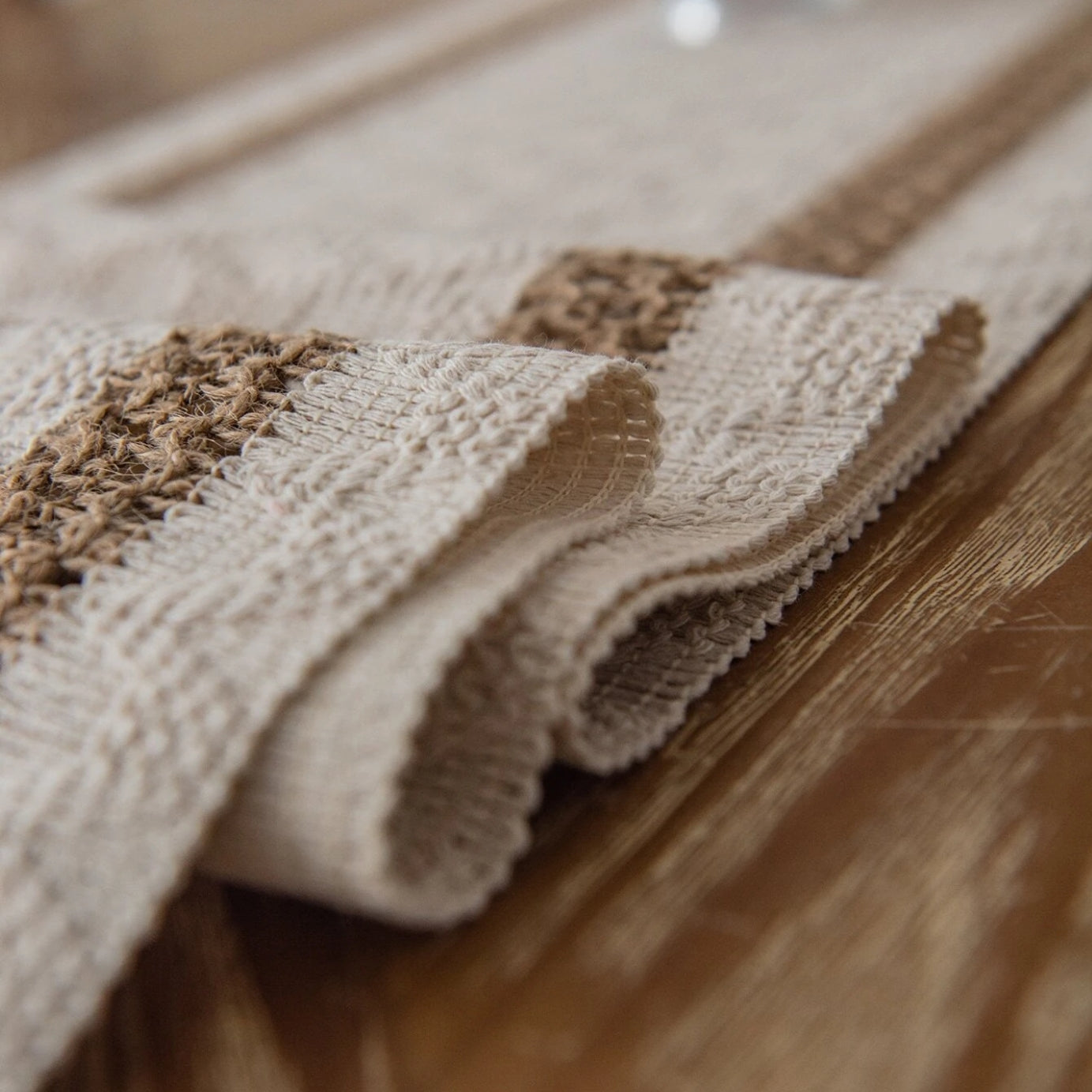 Hemp Rope Weaving Table Runner