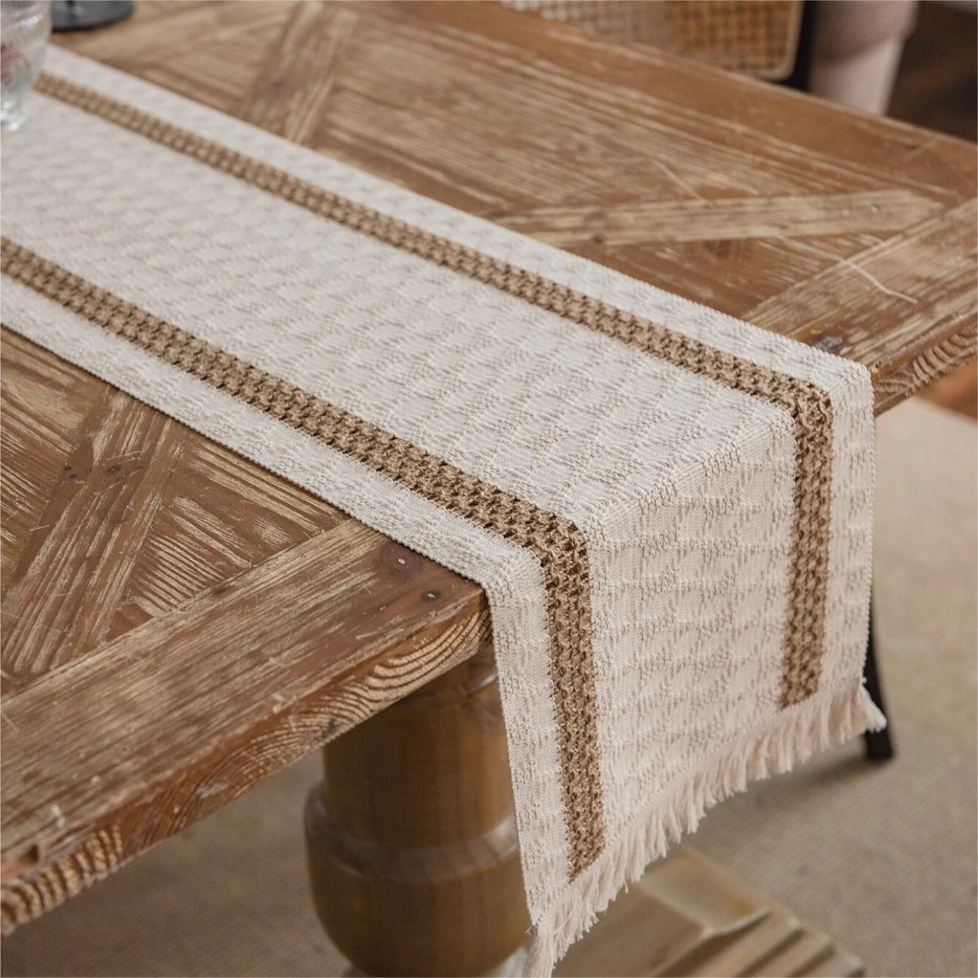 Hemp Rope Weaving Table Runner