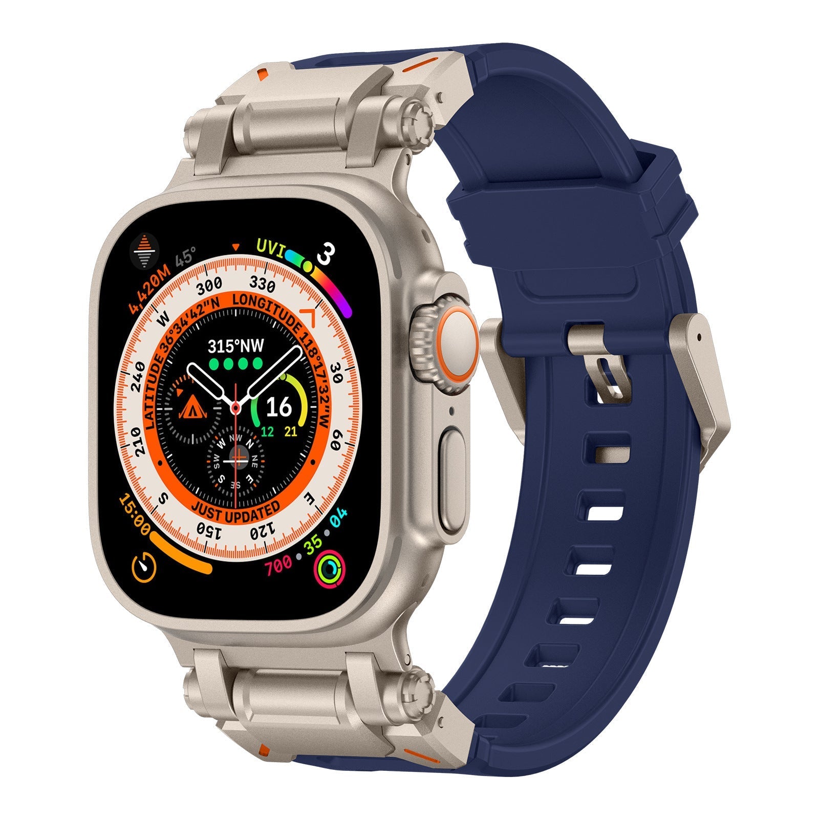 Explorer silikonrem for Apple Watch