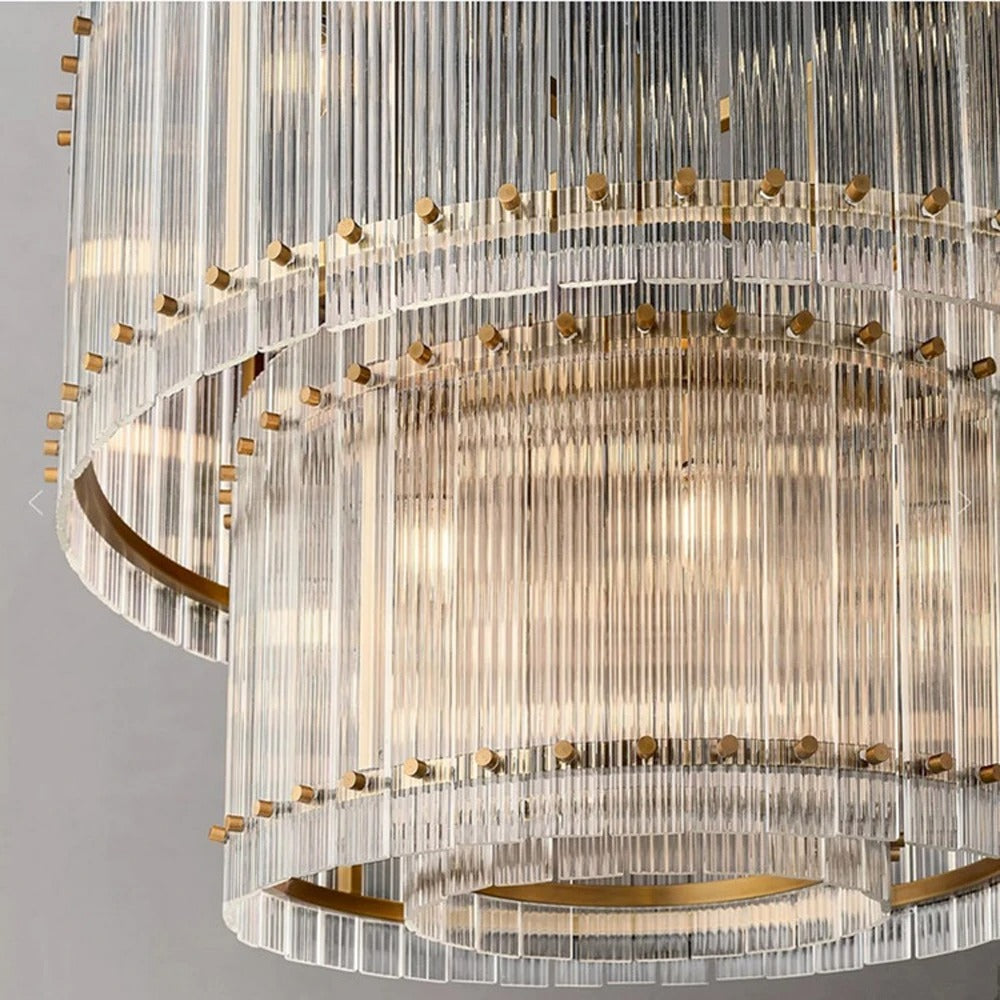 Regal Gleam Crystal Chandelier