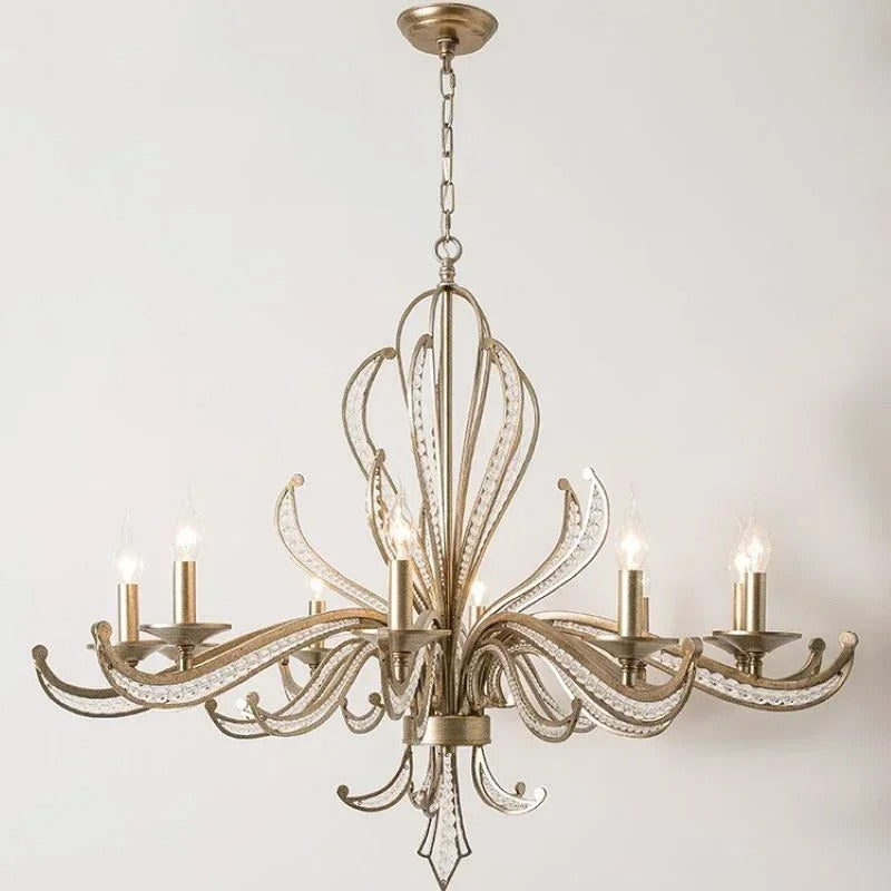 Chandelier en cristal Opulent Bloom