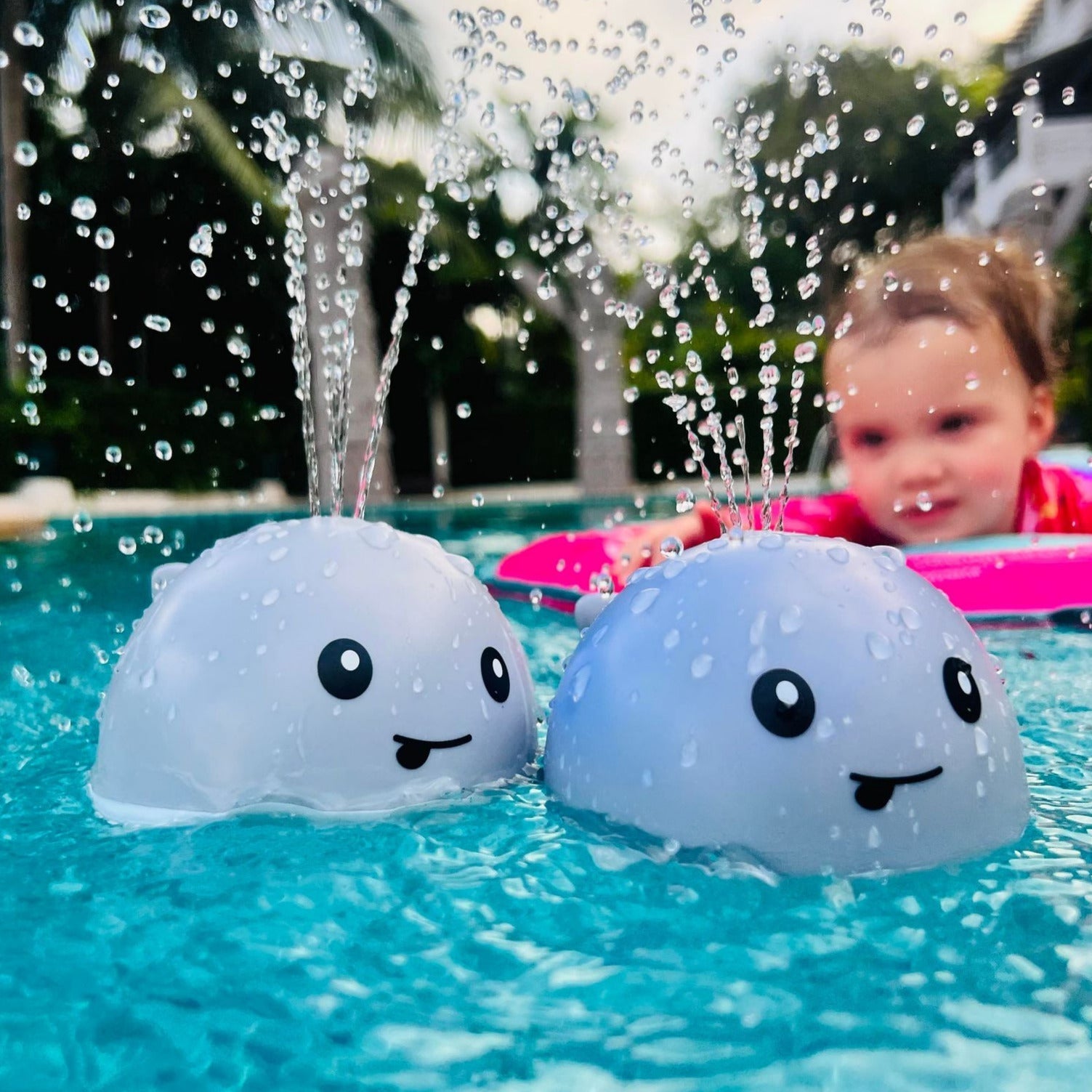 Jouet de bain baleine pour bébé