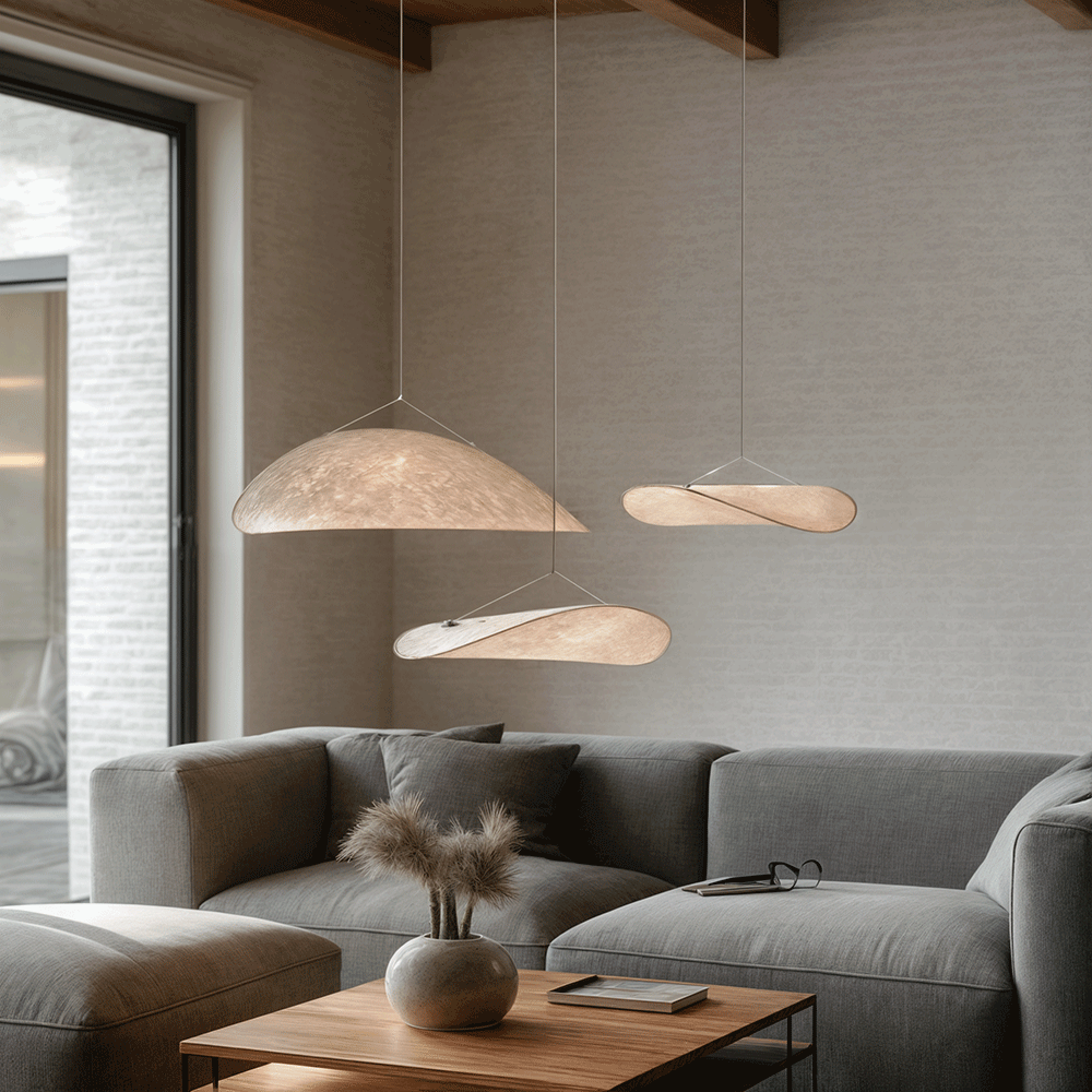 Vertigo Leaf Chandelier | Potato Chip Lamp