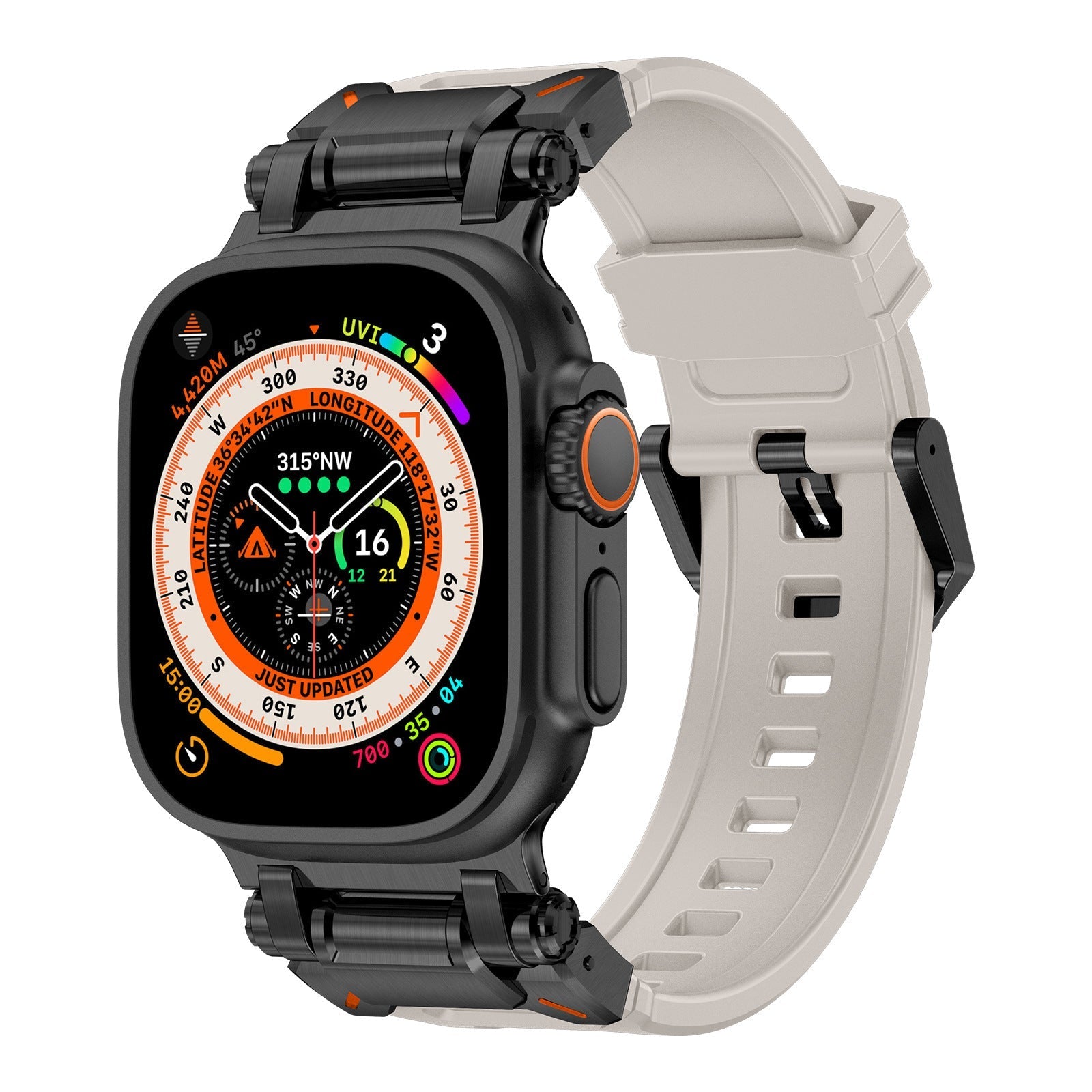 Explorer silikonrem for Apple Watch