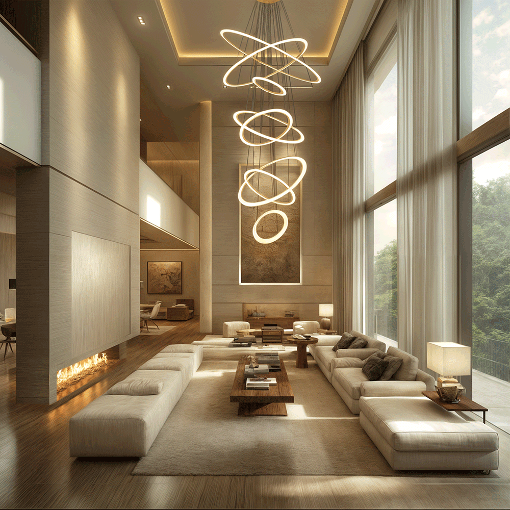 Mia Ring Chandelier