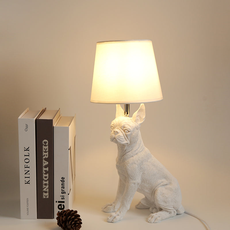 PupElegance - Art Deco Tischlampe mit Hund