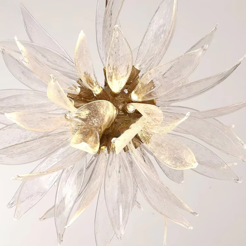 Sunflower Glass Chandelier