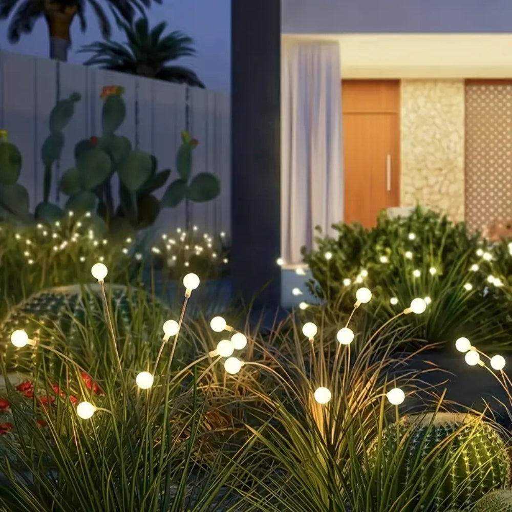 Lumières de jardin lucioles solaires