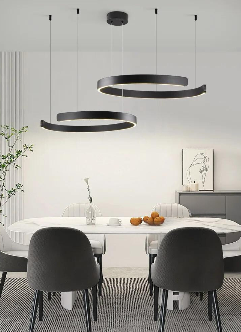 NordicGlow - Round LED Chandelier for Living Room