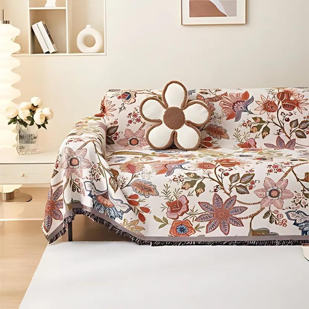 Country Charm Floral Throw