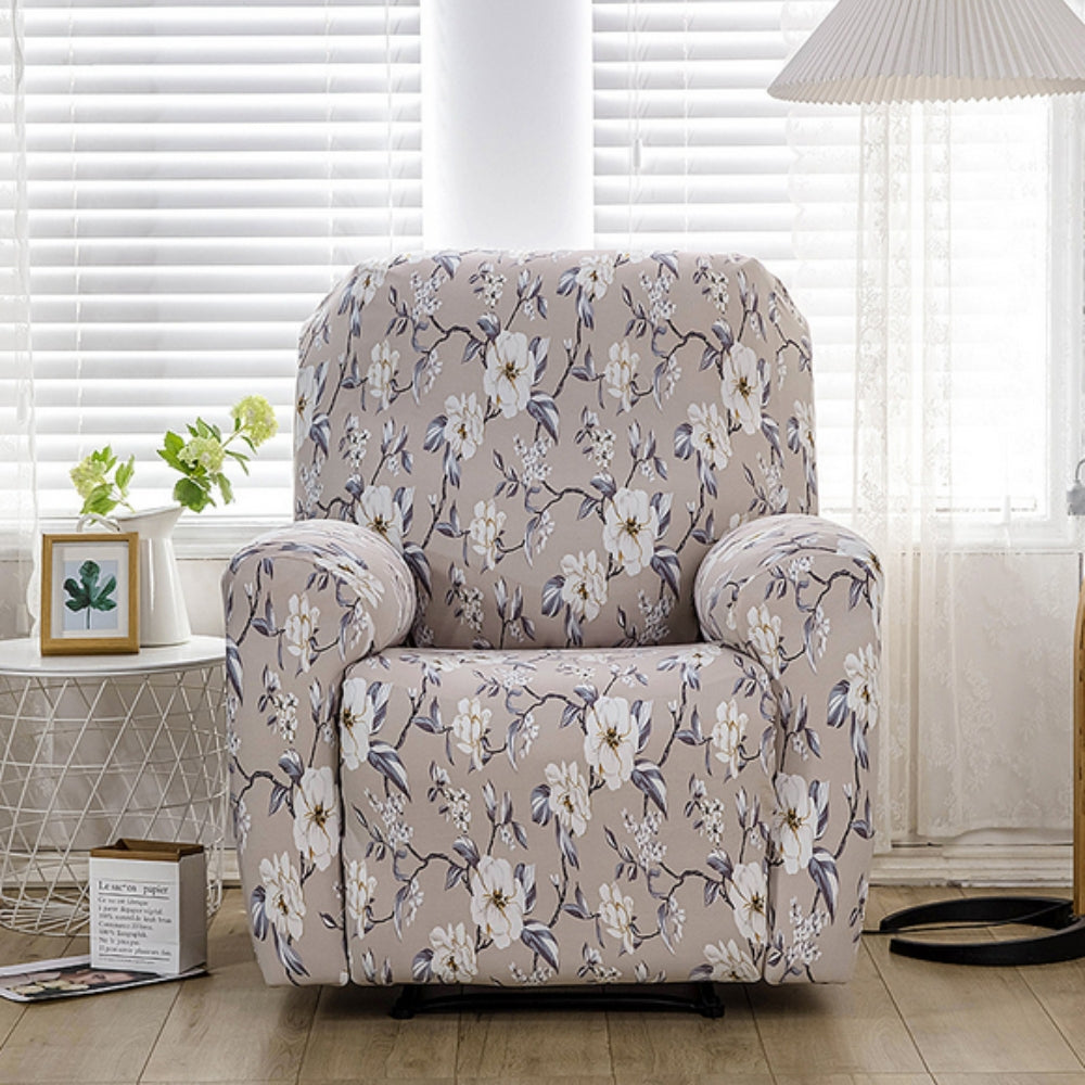 Blomster Recliner Sofa Betræk