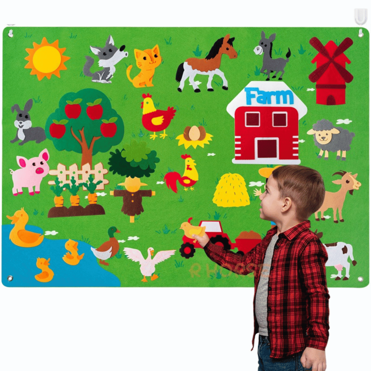 FeltBoard™ - Discover amazing animals - An animal kingdom on felt board