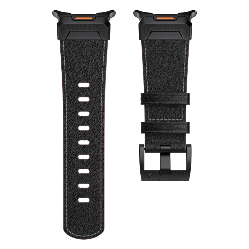 Tactical Leather Band For Samsung Watch 7 Ultra