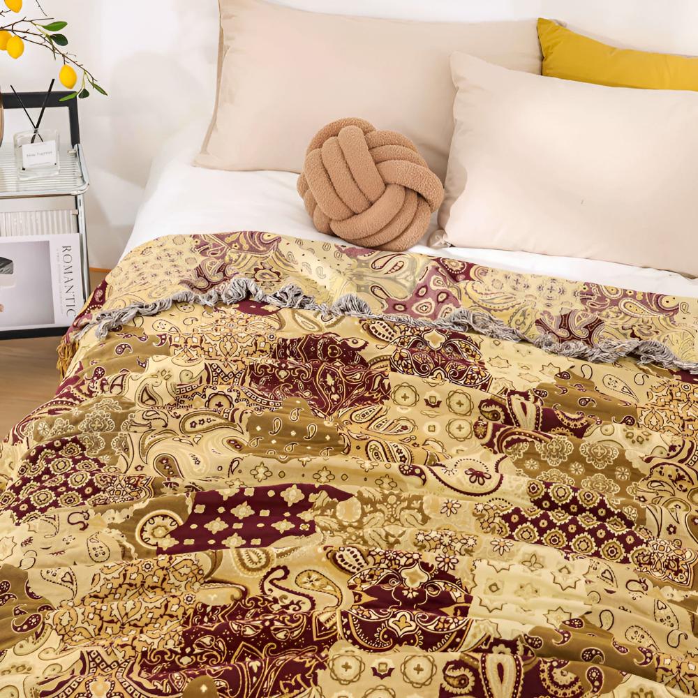 Bohemian Paisley Bliss Decke