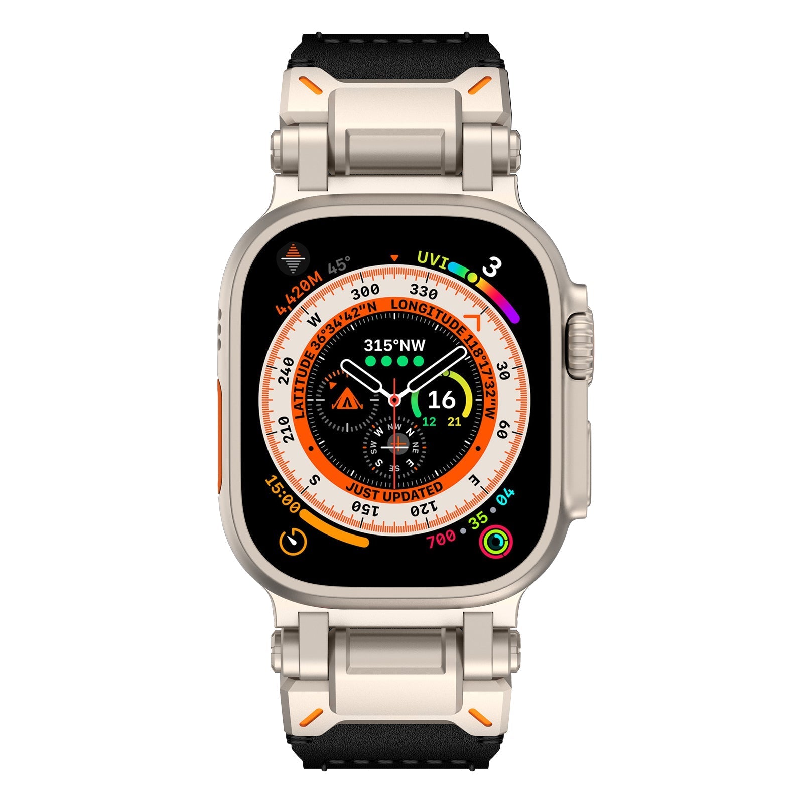 Explorer Crazy Horse lærrem for Apple Watch