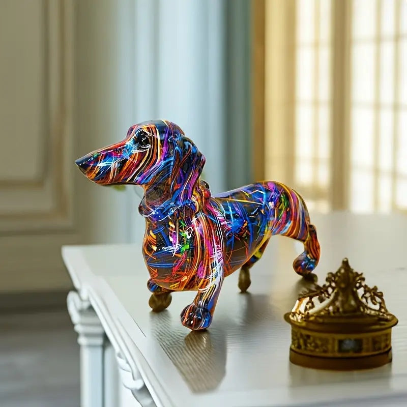 Artistic Dachshund Figurine