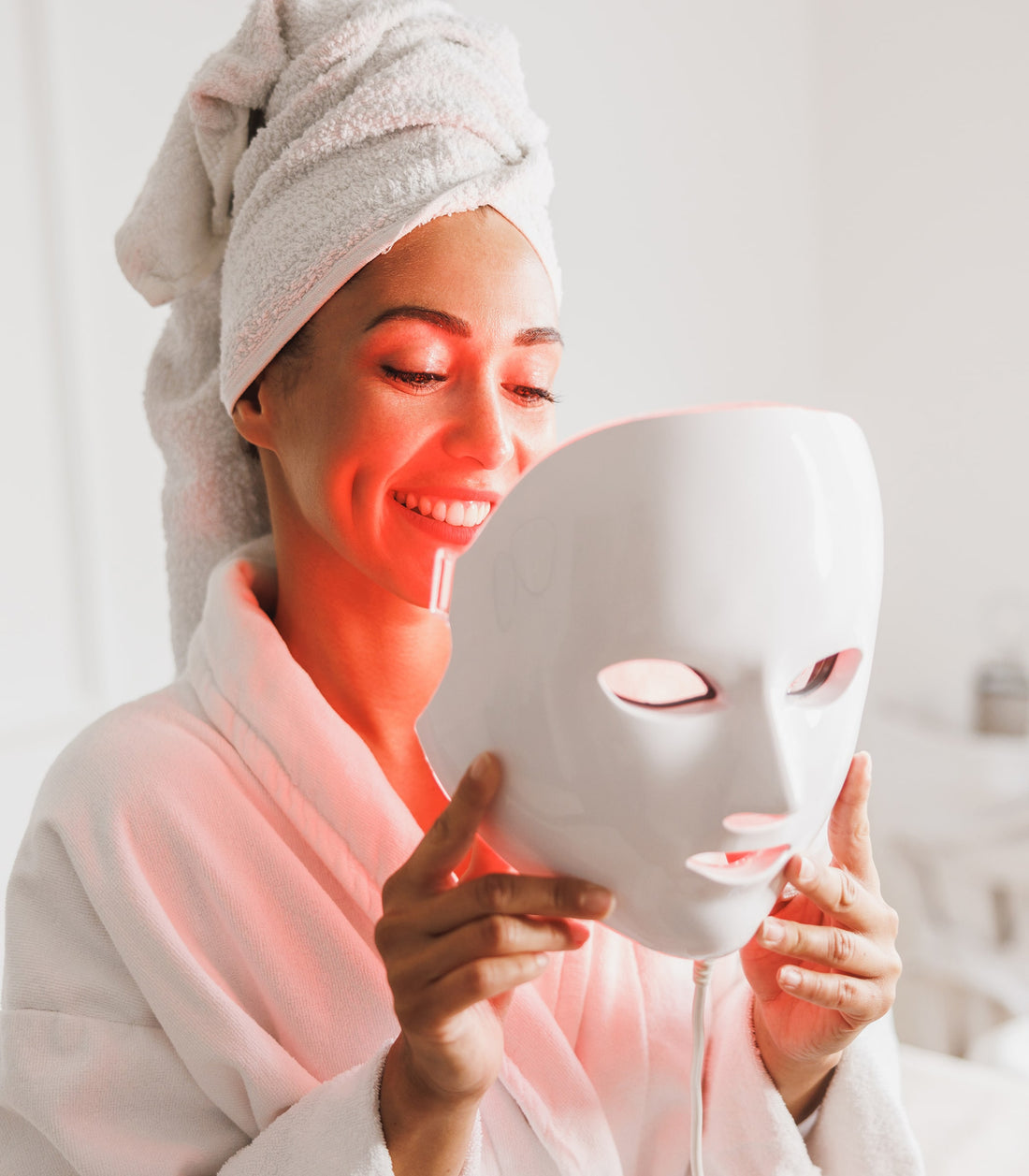 Vrimlo™ 7 kleuren LED-therapiemasker: moeiteloos een gladdere huid