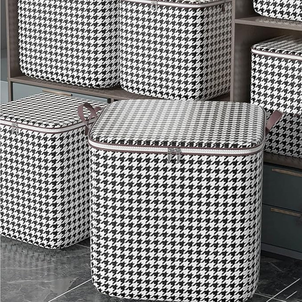 Houndstooth Opvouwbare Opbergdoos