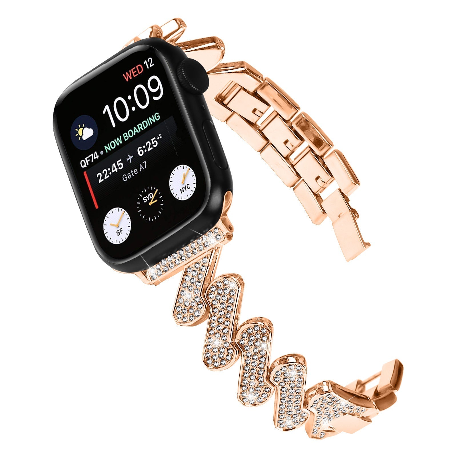 Mobius Metalen Armband Voor Apple Watch