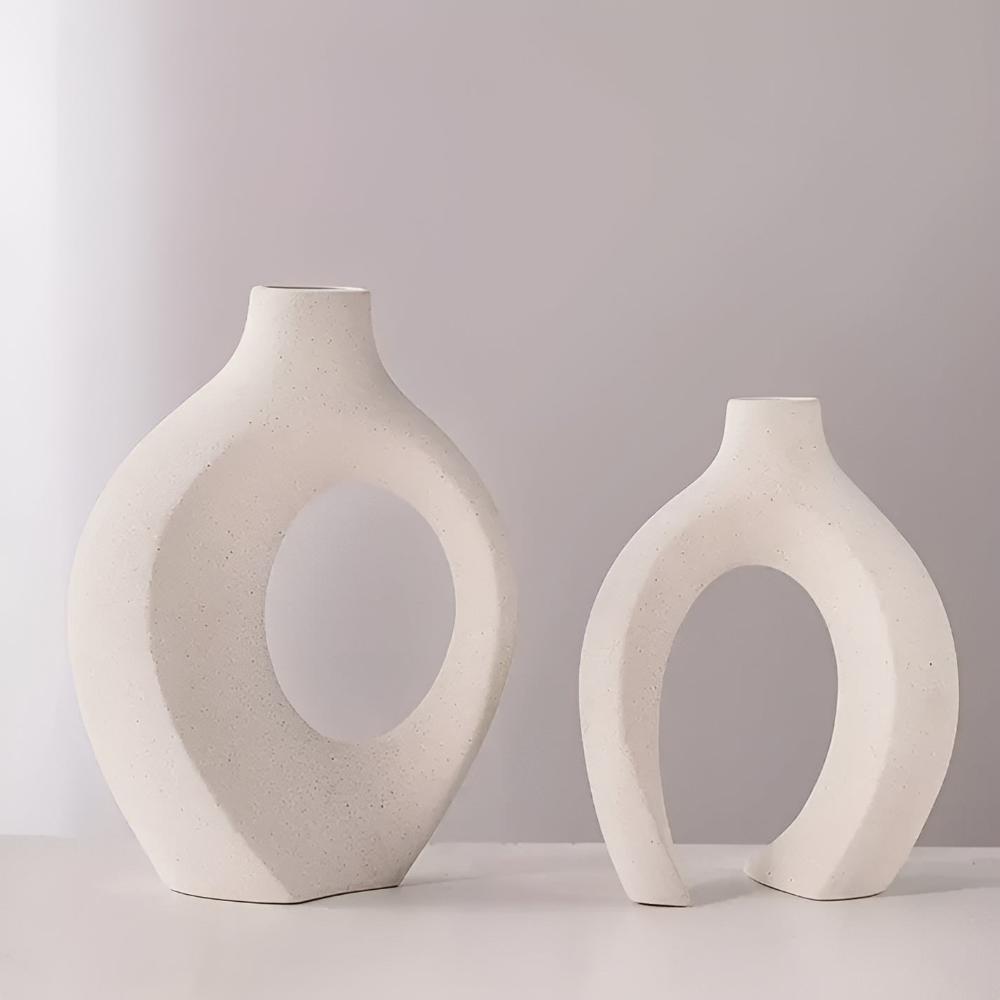 Unity Vase Duo | Moderne abstrakte Keramik