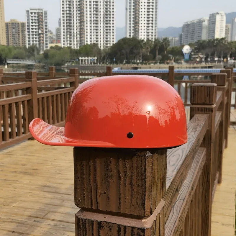 Capacete de Motocicleta em Forma de Boné - Aprovado pela DOT