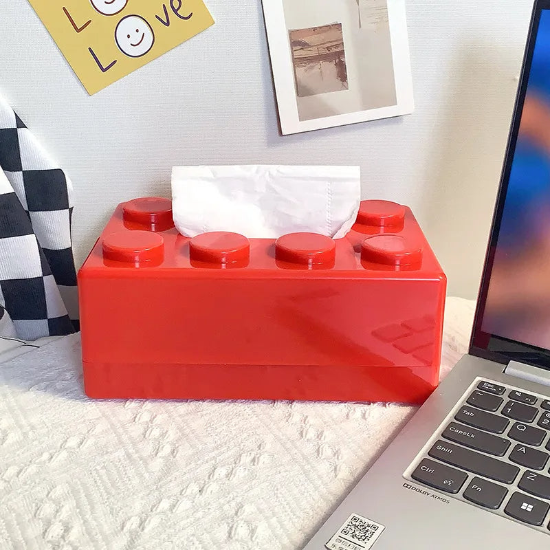 Nostalgisk Lego Block-Style Tissue Case