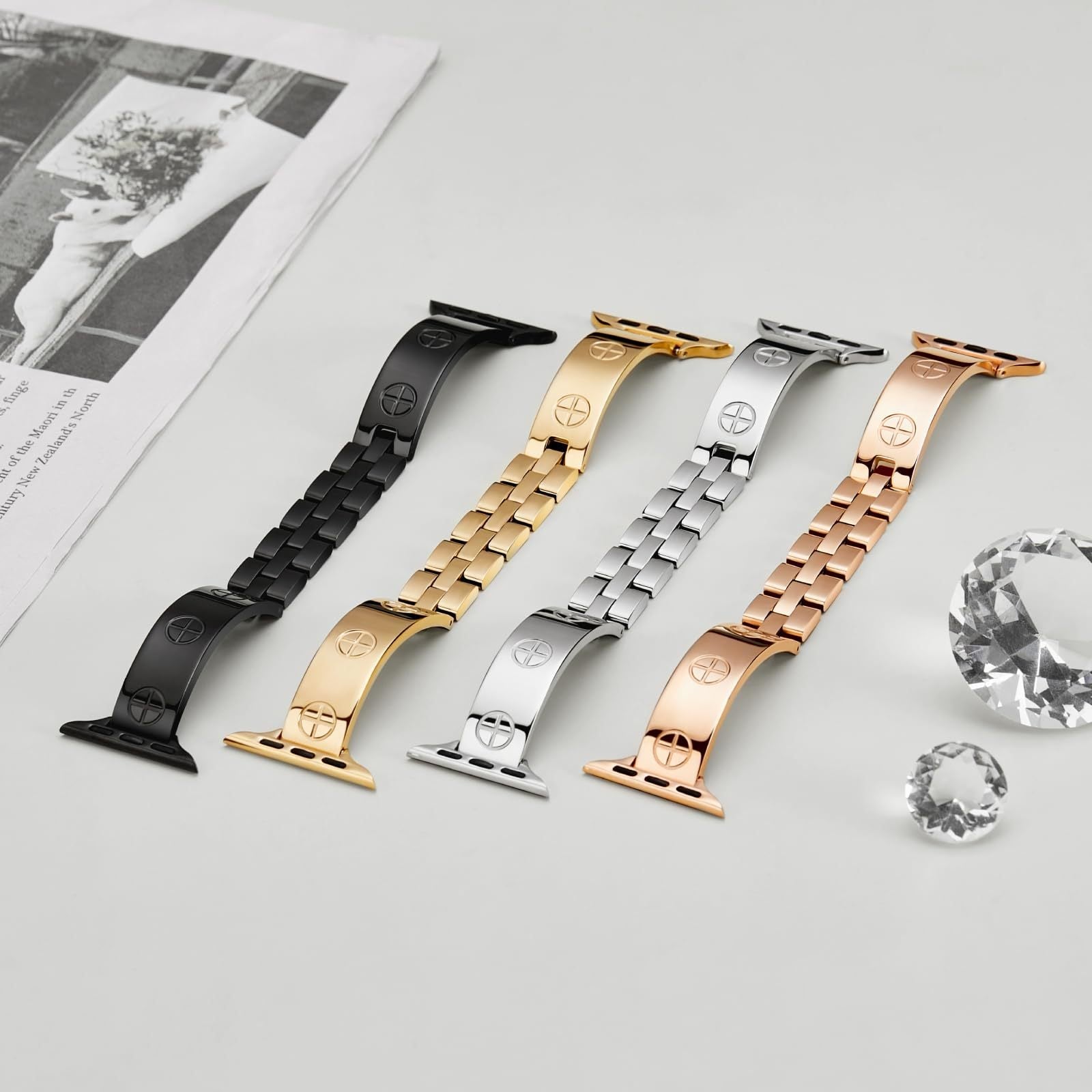 Cross Metal Bracelet For Apple Watch