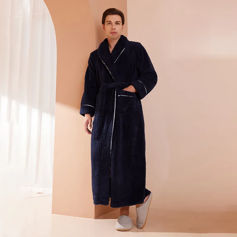 FleeceComfort – Flannel winter bathrobe