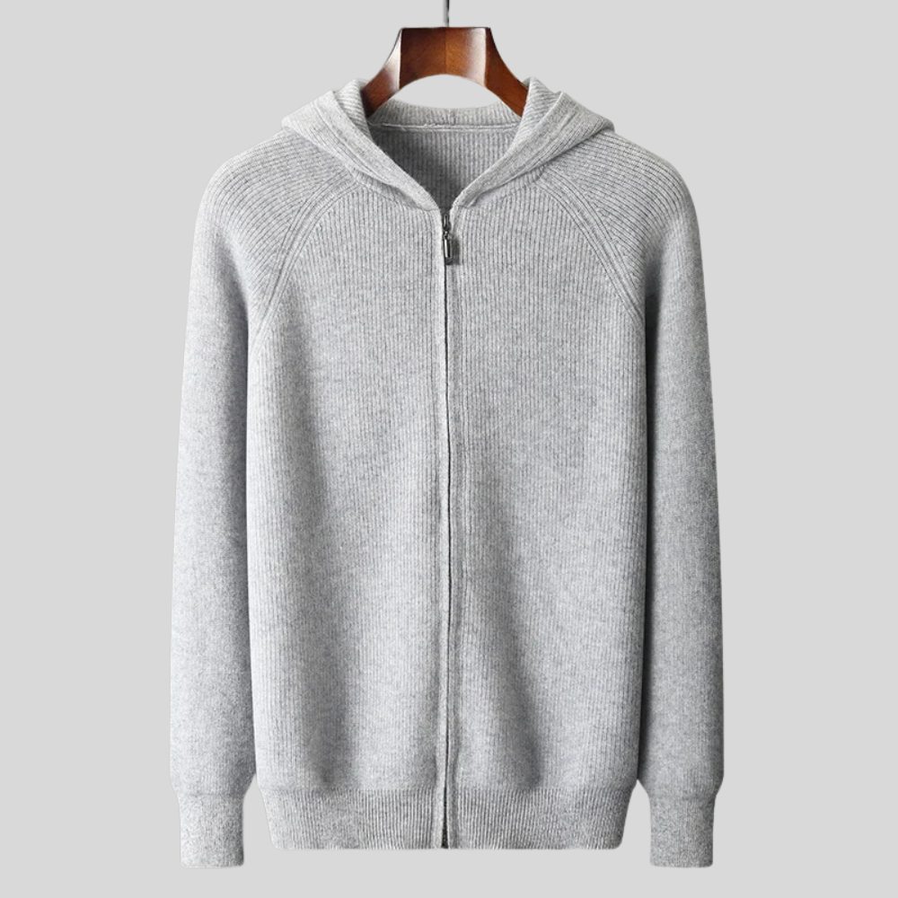 Royal Cashmere Merino Ull Zip-Up