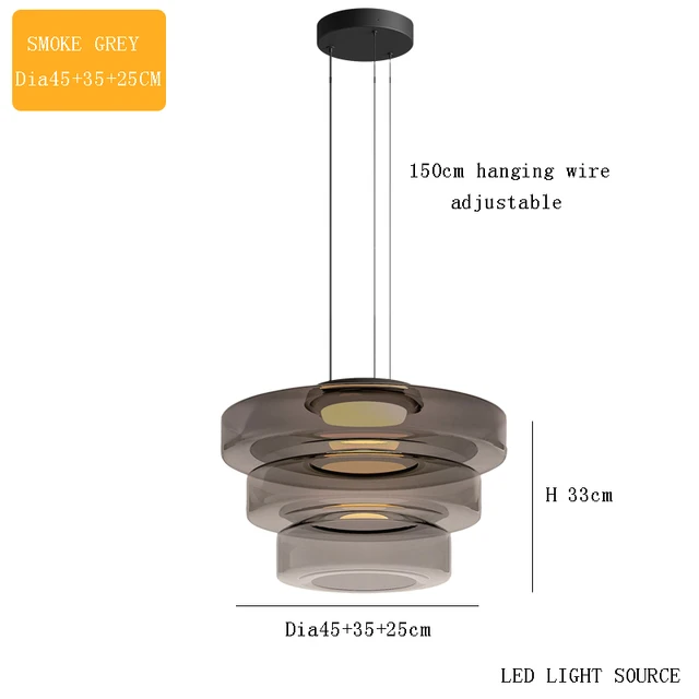 Delphine Glass Pendant Light lamp