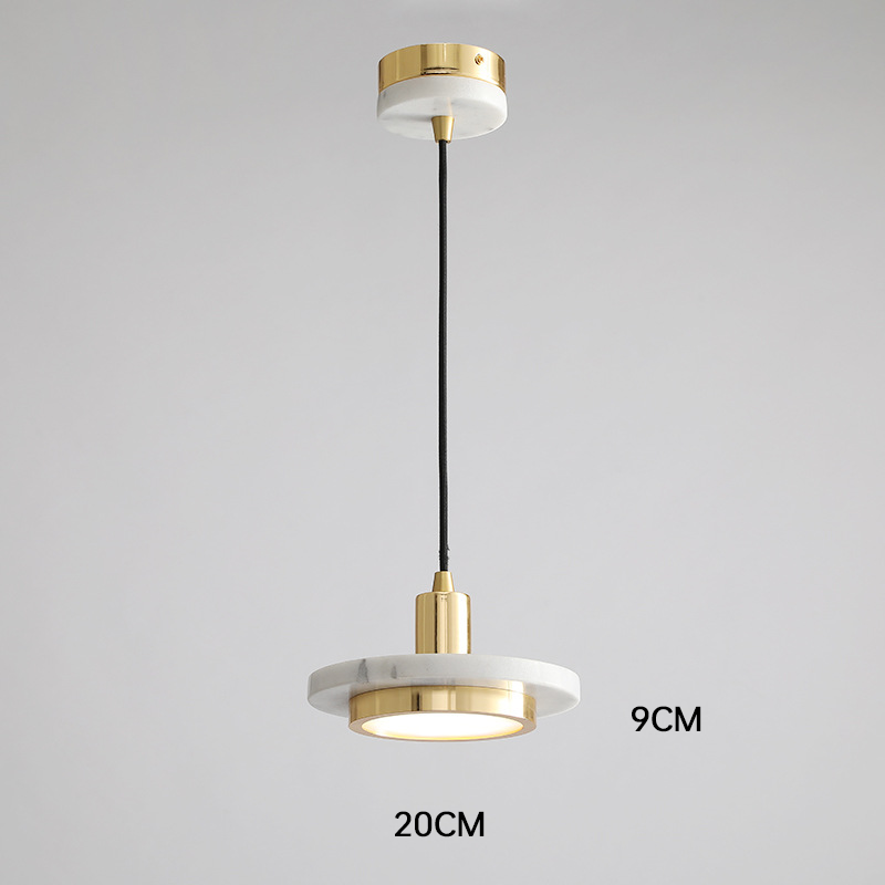 Elegantní – Moderní mramorová závěsná lampa