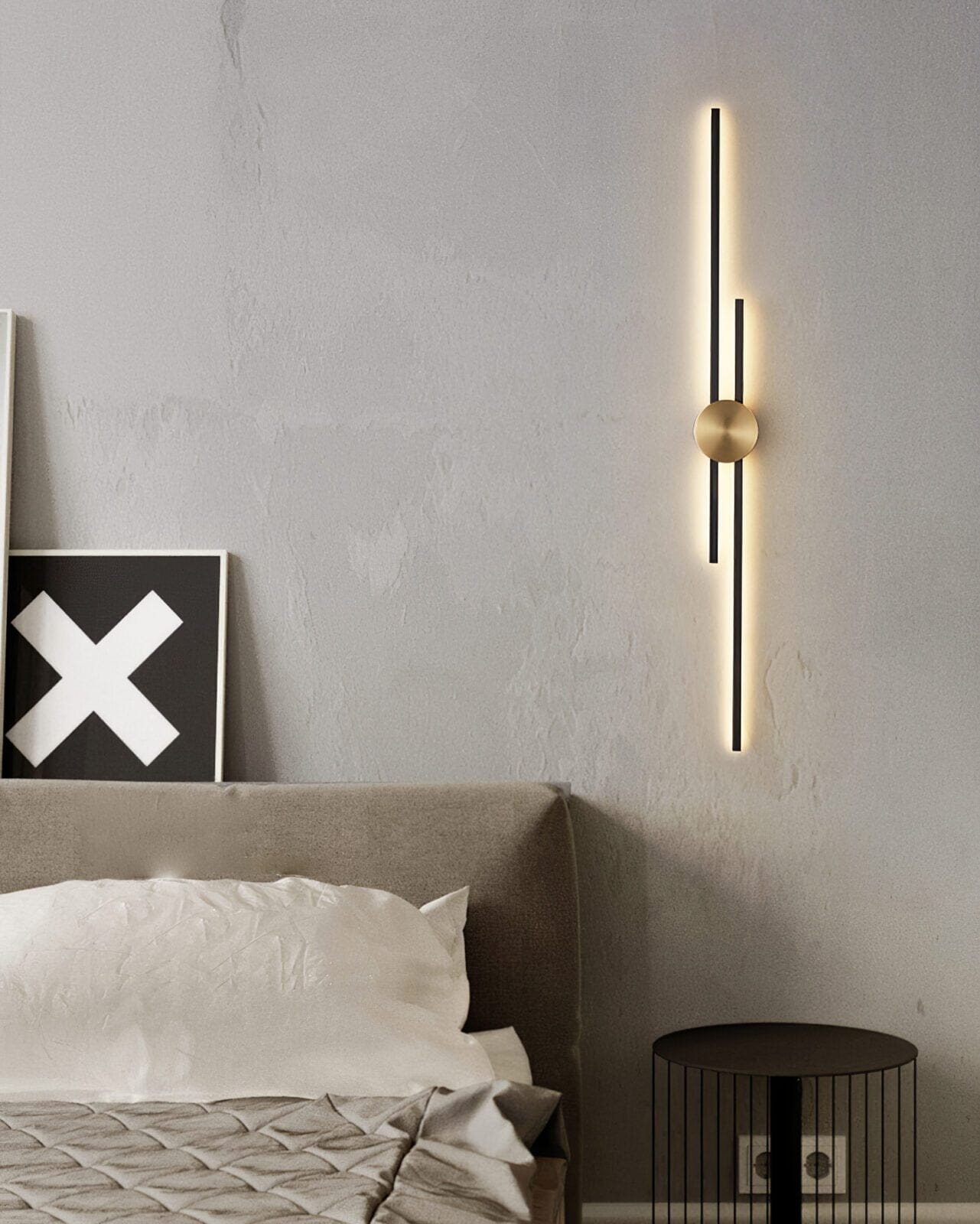 Bethnal Minimalist  Copper Wall Light