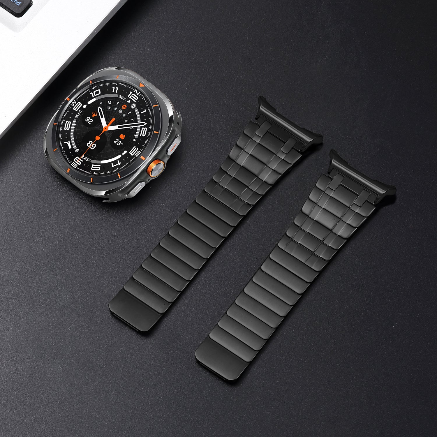 AP Frosted Edelstahl Magnetband für Samsung Watch 7 Ultra