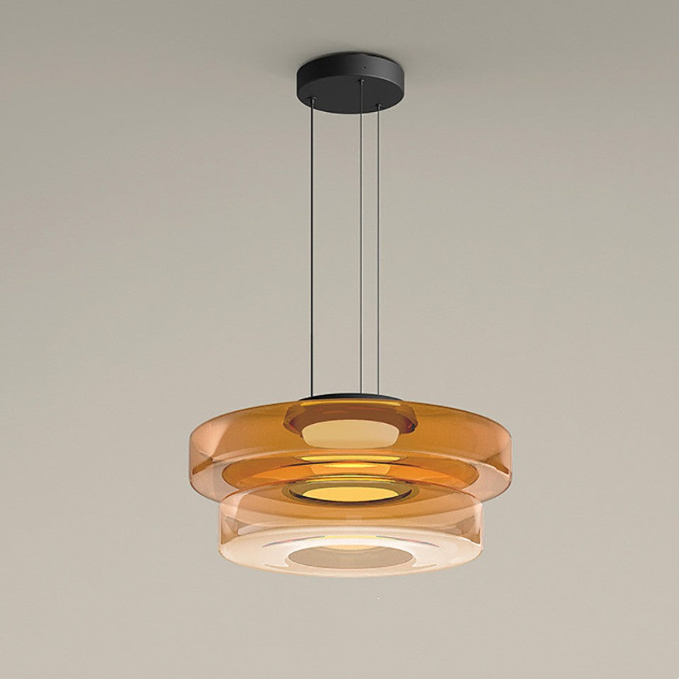 Glass pendant lights in Bauhaus style lamp